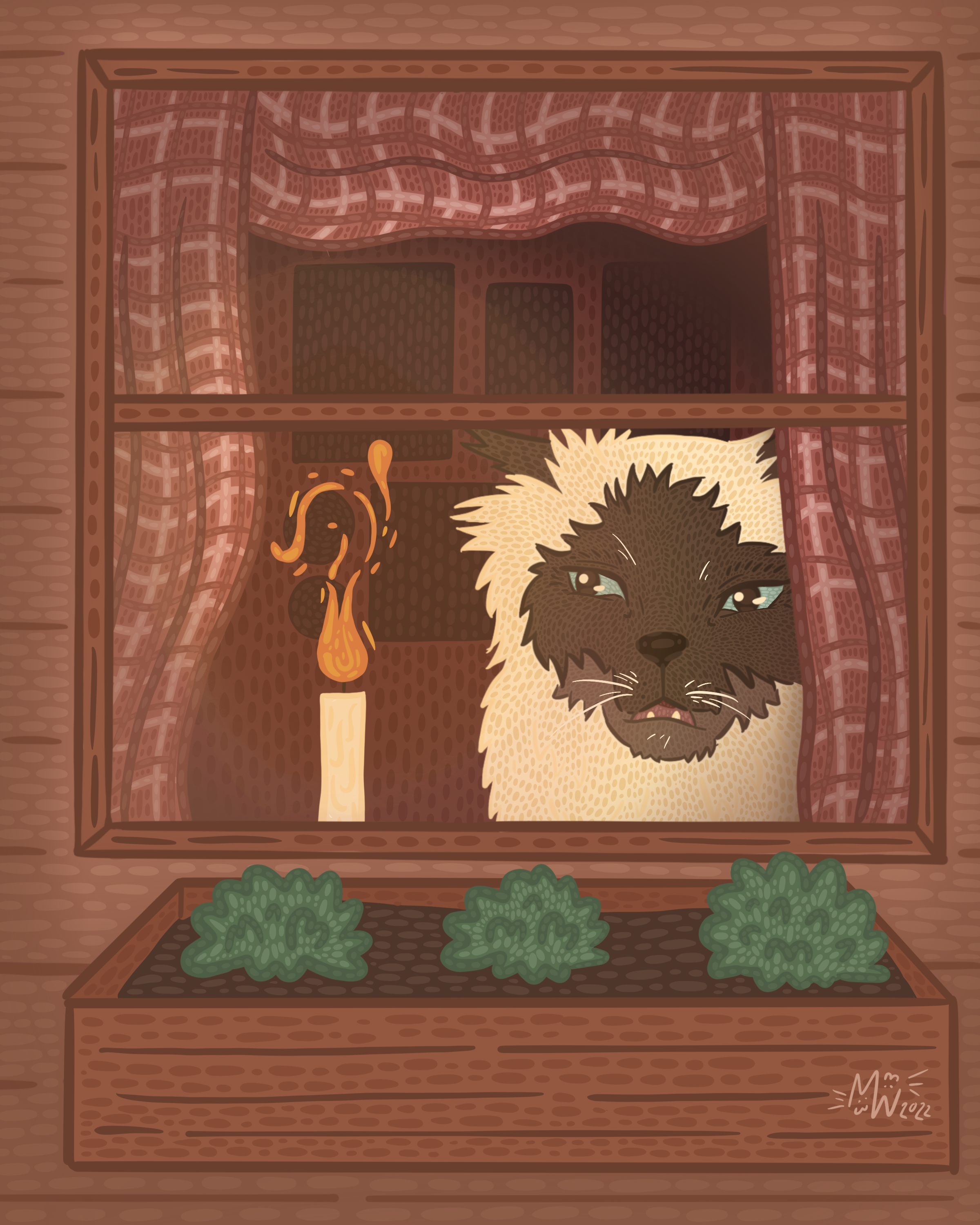 Trot Through the Window (2023) - commission